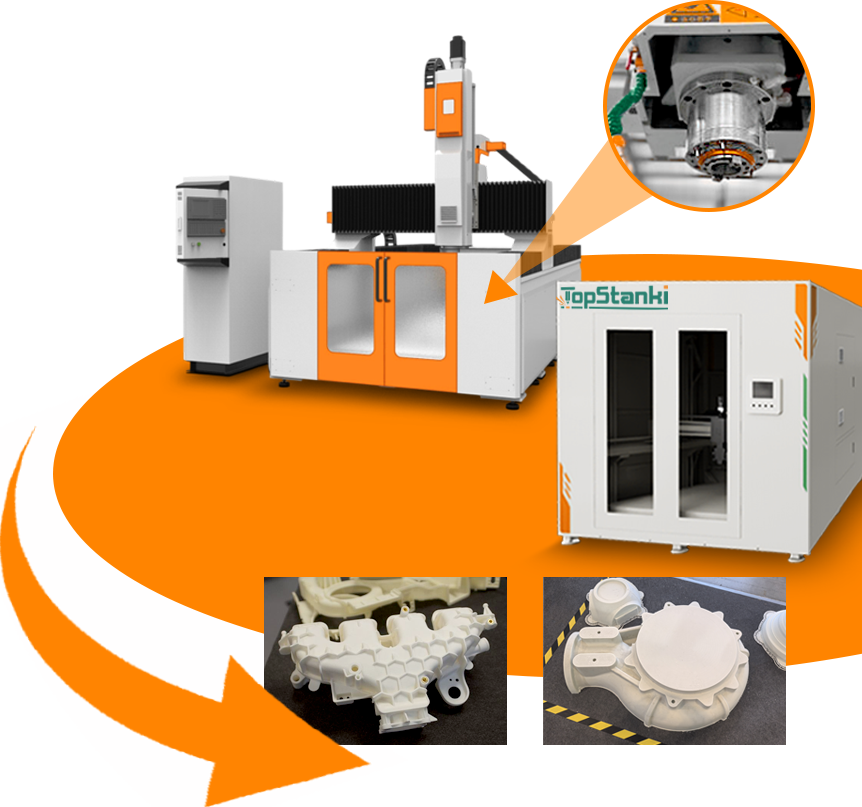 фрезер чпу +3d принтер